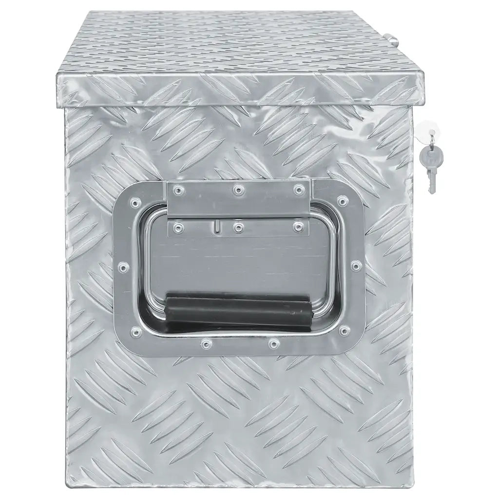 Cassetta in Alluminio 76,5x26,5x33 cm Argento cod mxl 62577