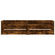 Giroletto con Cassetti Rovere Fumo 75x190 cm Small Single
