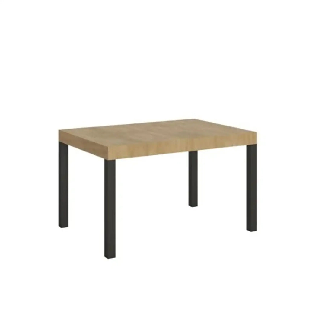 Tavolo allungabile 120/224x90 cm Everyday Premium colore quercia natura gambe antracite