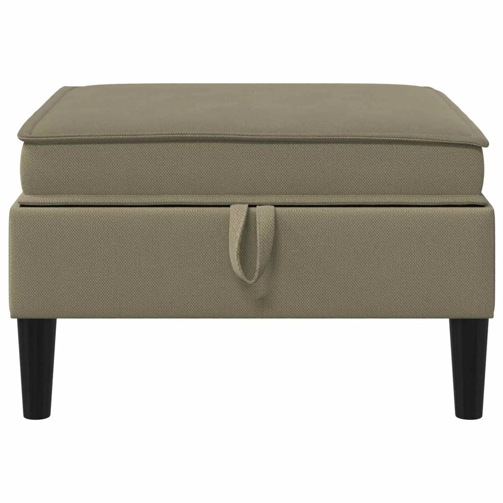 Pouf con Storage Cachi Velluto