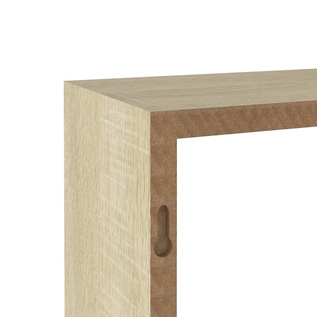 Mensole a Cubo 3 pz Rovere Sonoma cod mxl 72618