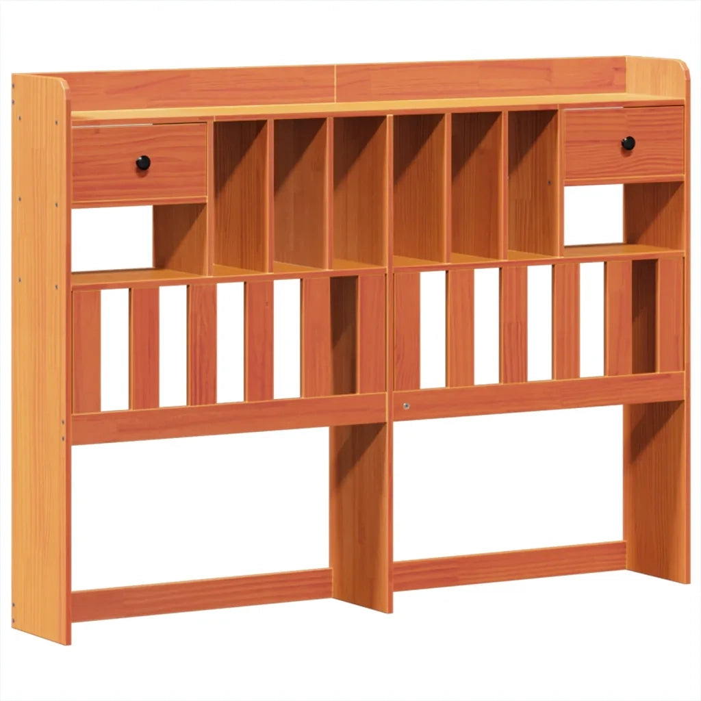 Letto senza Materasso Marrone Cera 140x190 cm in Legno di Pino 3323508