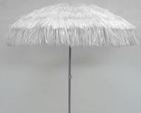 Ombrellone da Giardino Ø2 m Palo Ø33 mm in Acciaio Maffei Kenia Bianco