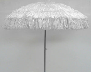 Ombrellone da Giardino Ø2 m Palo Ø33 mm in Acciaio Maffei Kenia Bianco