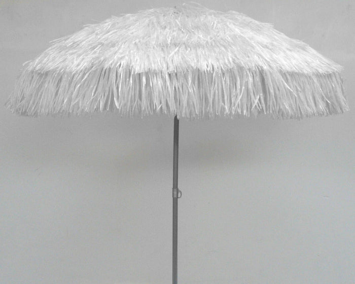 Ombrellone da Giardino Ø2 m Palo Ø33 mm in Acciaio Maffei Kenia Bianco