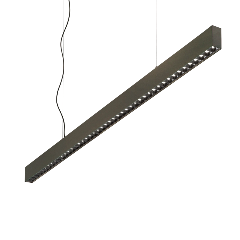 Lampada A Sospensione Office Sp 3000k Bk Ideal-lux