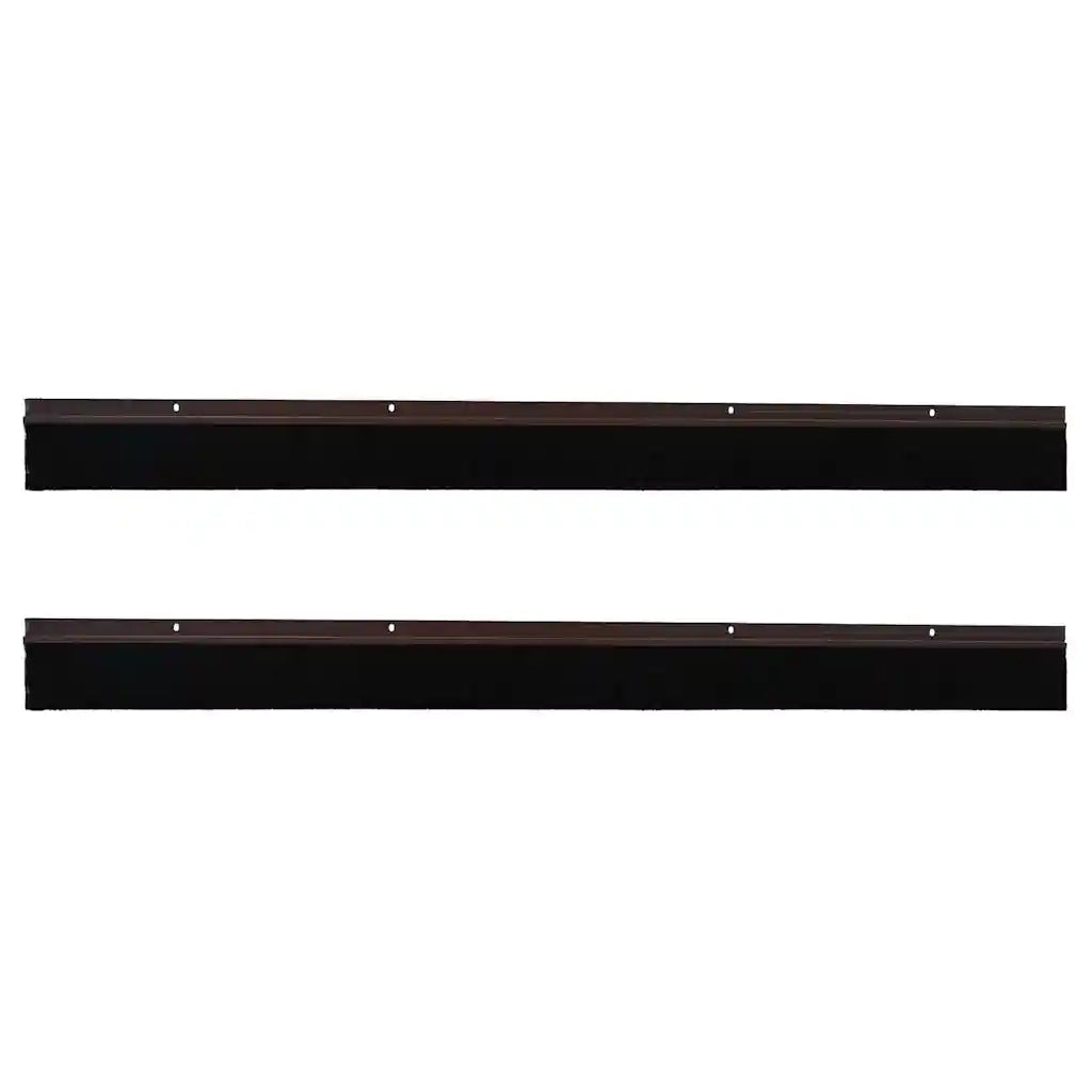 Spazzole per porte a vite 2 pz Marrone 100 cm CFW8681055