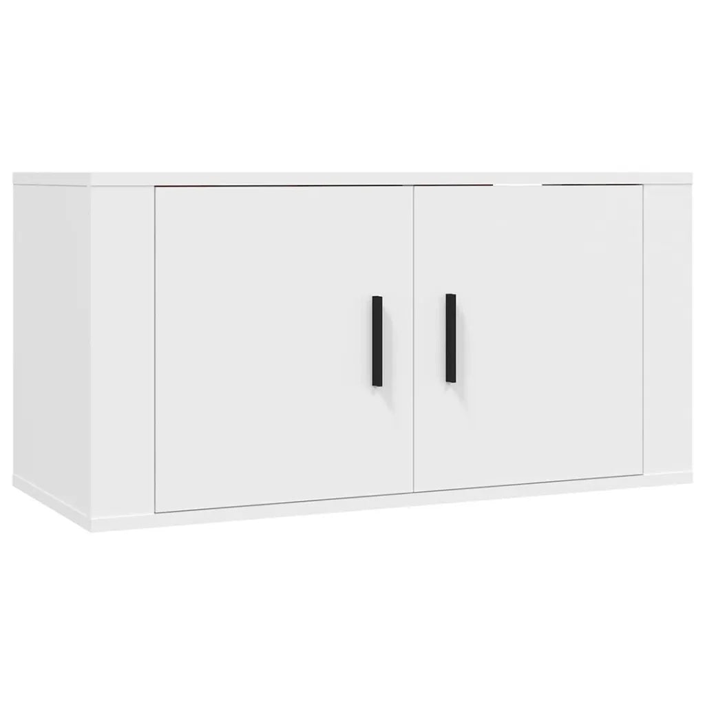 Mobile Porta TV a Parete Bianco 80x34,5x40 cm 816624