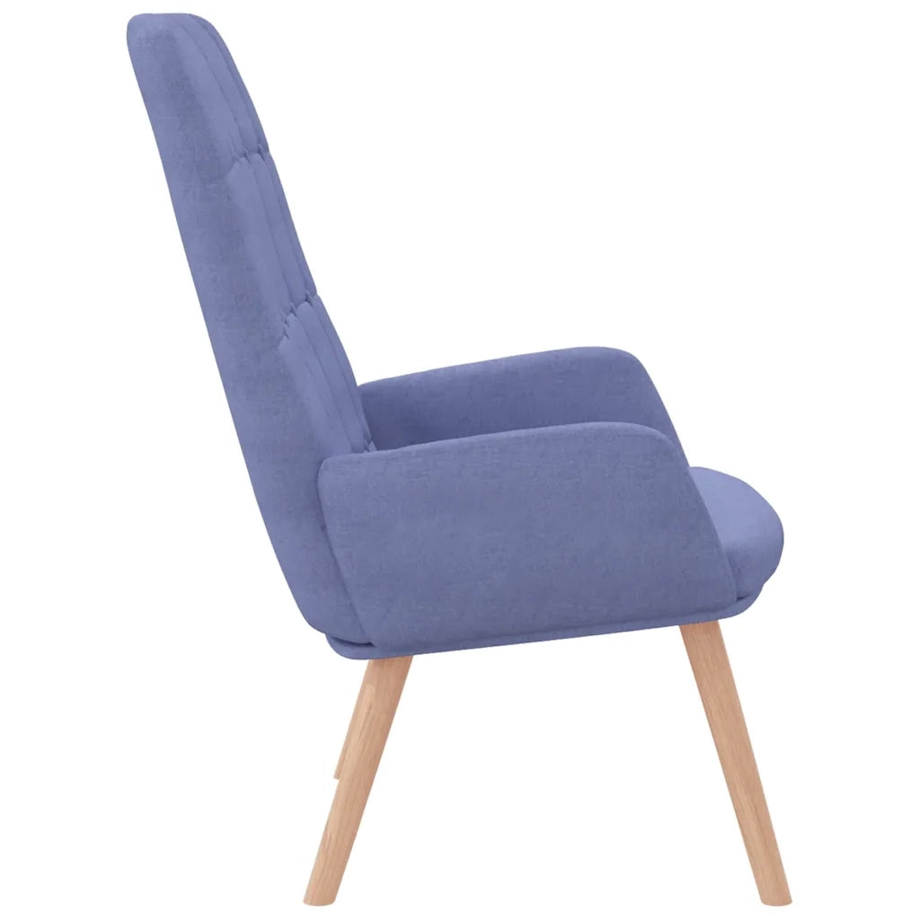 Sedia Relax Blu Jeans in Tessuto 4102652