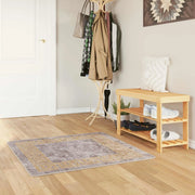 Runner Tappeto MARSA Grigio 100 x 100 cm Poliestere e PVC