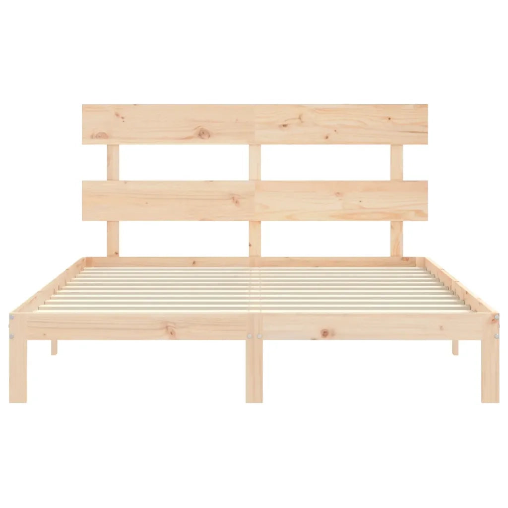 Giroletto senza Materasso 160x200 cm in Legno Massello di Pino 3193541
