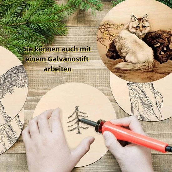 Dischi di legno rotondi per sottoscrivere - 25 pezzi - 9 x 9 cm - Adatti per la pittura - Ideali per progetti di fai da te - Dischi di legno