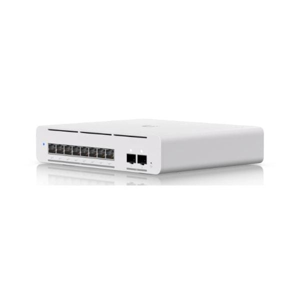 Ubiquiti switch usw-pro-xg-8-poe-eu unifi 8 porte poe++ gbe 2 10g sfp+  budget 155w layer 3
