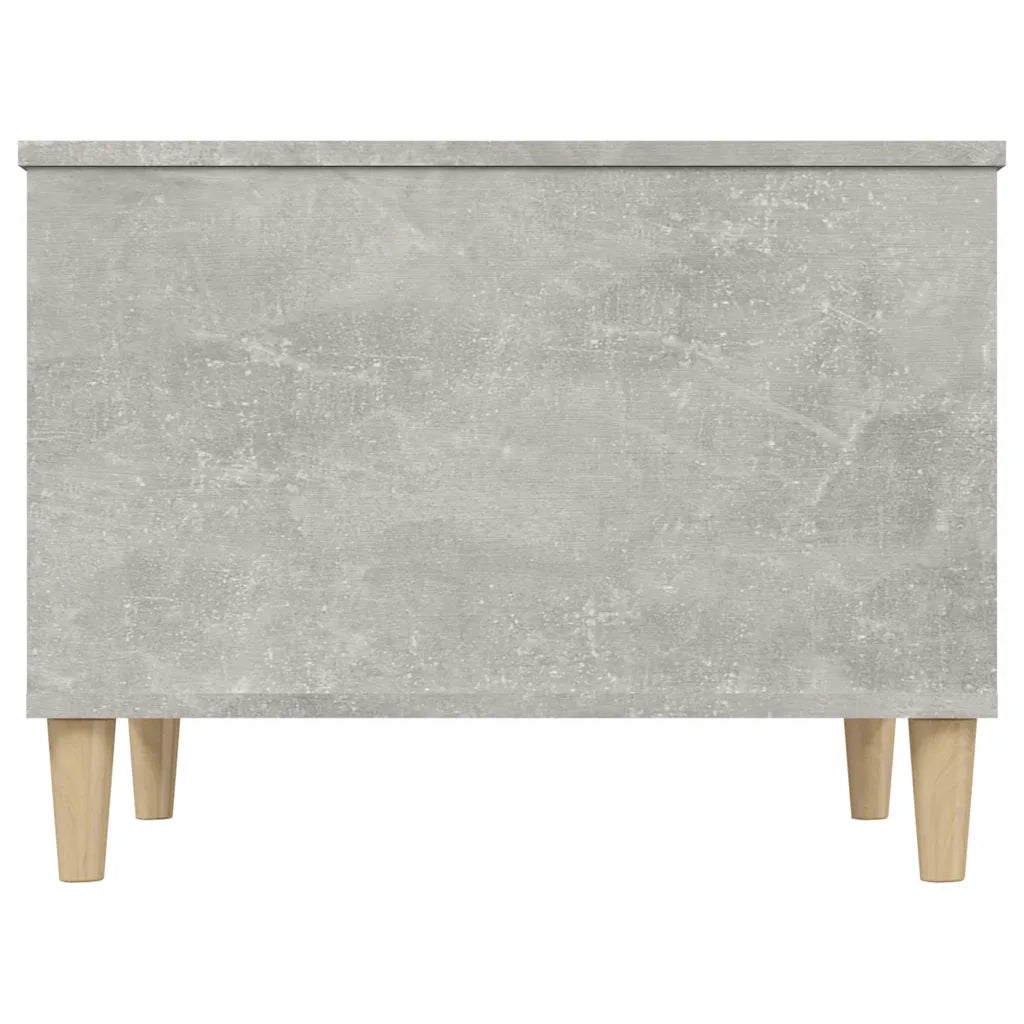 Tavolino Salotto Grigio Cemento 60x44,5x45 cm Legno Multistrato 819568
