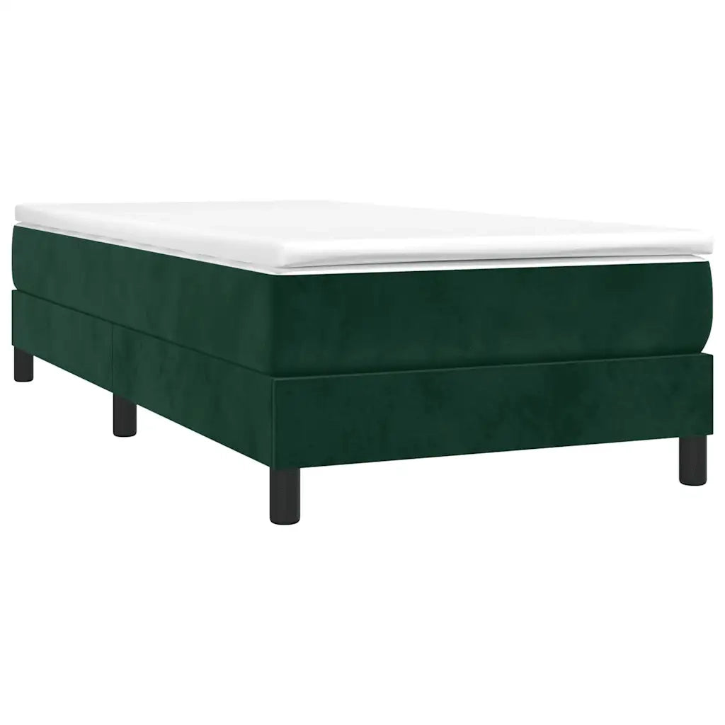 Giroletto a Molle Verde Scuro 100x200 cm in Velluto cod mxl 57423