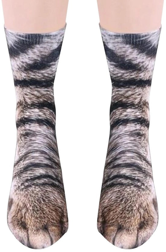 Sokke per gatti 3D - Calze per animali domestici - Multicolore - Unico modello - Materiale robusto - Tessuto morbido - Aspetto divertente