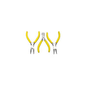 Trade Shop - Kit 3 Mini Pinze Per Elettronica Pinza Becco Universale Tronchese -