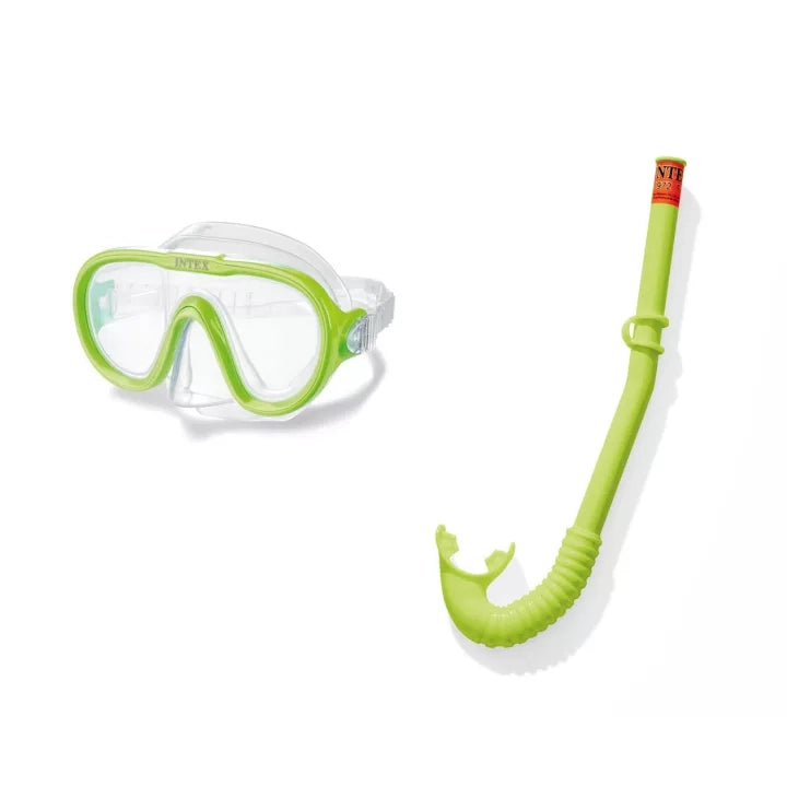 MASCHERA MARE E BOCCAGLIO ADVENTURE SWIM SET  +8 ANNI  peso kg.0,45 (55642)    INTEX