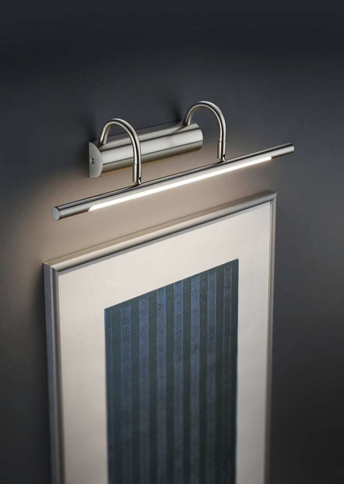 Applique da Interno a LED in Metallo Nickel Opaco