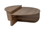 Tavolino da caffè in legno "Orion" - 90 x 60 x 30 cm - Noce
