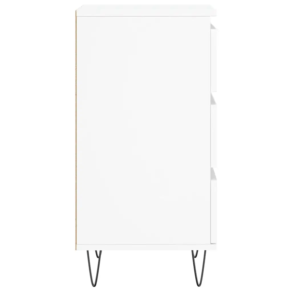 Credenza | Madia | Buffet da pranzo | Armadio da pranzo Bianca 40x35x70 cm in Legno Multistrato
