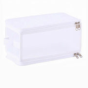 Trade Shop - Box Scatola Salvaspazio Portatutto Contenitore Organizer Armadi 30x28x15cm 59972 -