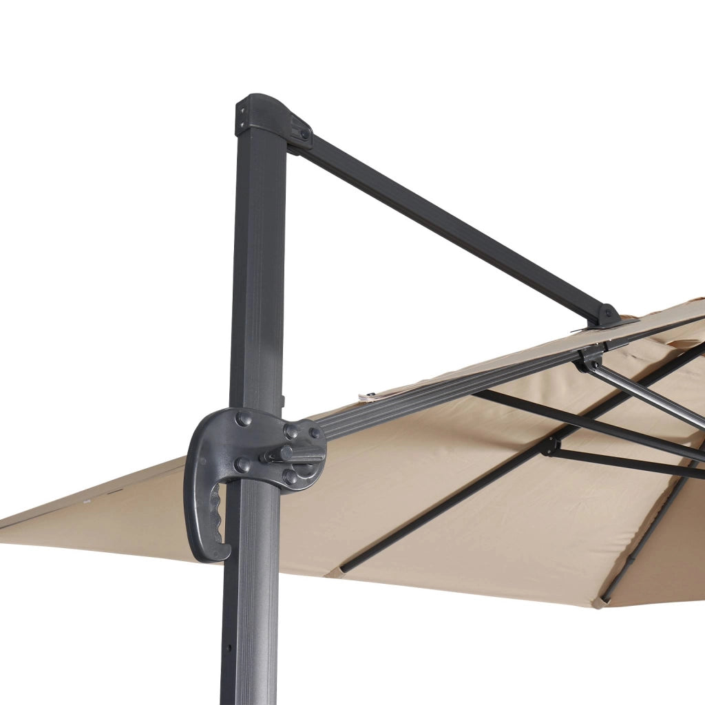 Ombrellone rettangolare, 3x4m, beige