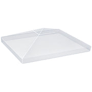 Copertura per Gazebo da Giardino ¨C zephmum ¨C Grigio, Polipropilene, 300x300x80 cm