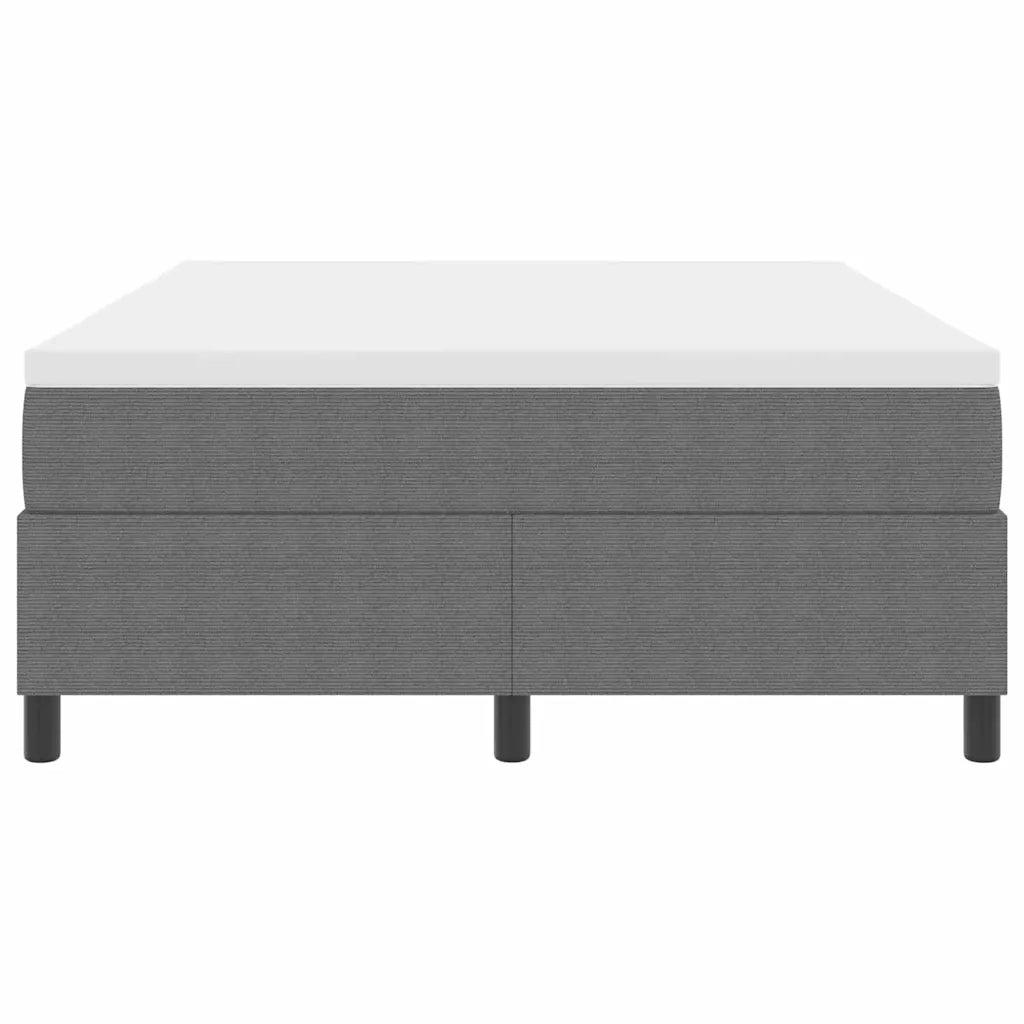 Letto a molle Grigio chiaro e bianco 160 x 200 cm 3337472