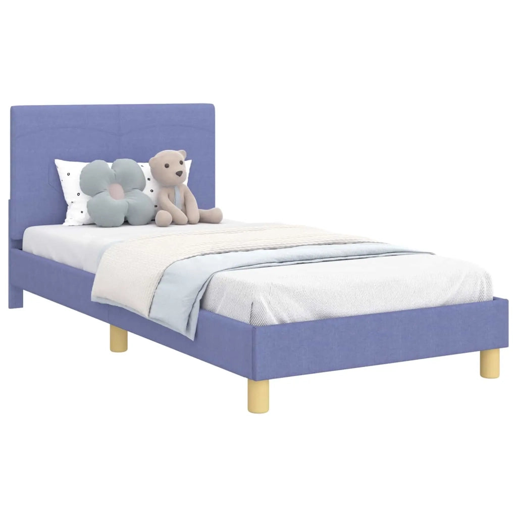 Struttura letto bambini con testata Blu jeans 90 x 190 cm