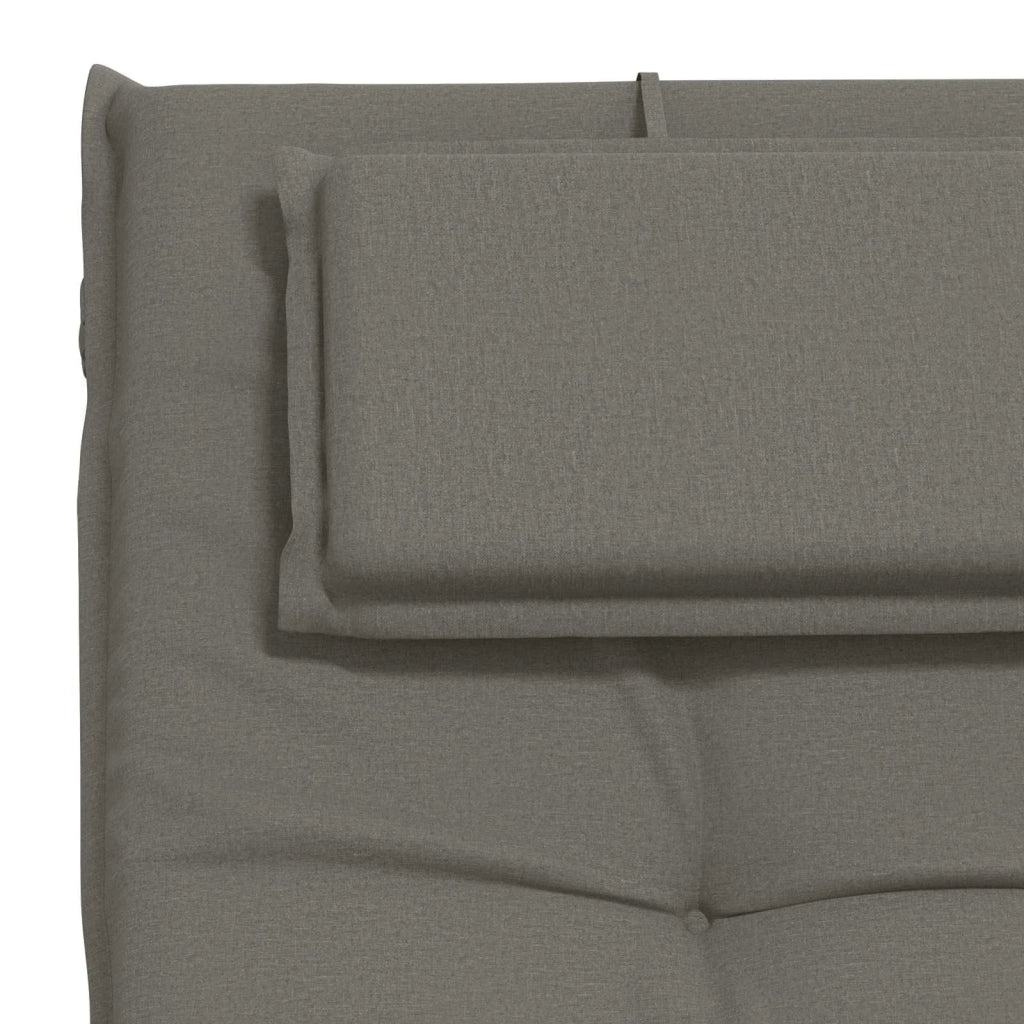 Cuscino per Lettino GEMERT 100% Poliestere Grigio 947524