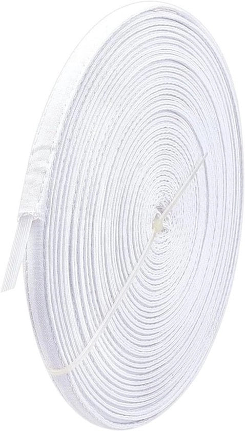 Accessori per macchina da cucire - Attrezzi per cucire - 12 yard - Tessuto a cotone coperto con poliestere - Adatto per macchine da cucire - Bianco.