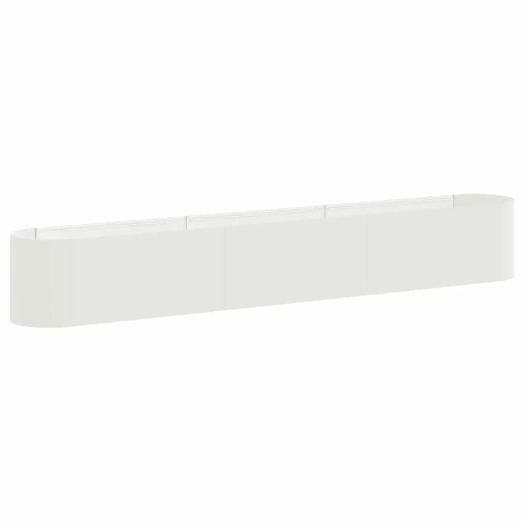 Letto rialzato da giardino Bianco 280 x 40 x 40 cm 8011699