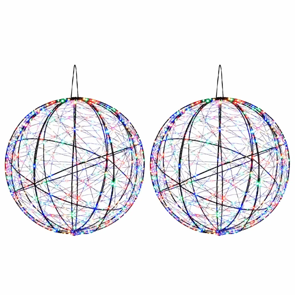 Luce a punta di Natale 2 pz 1900 LED Multicolore Ø 60 x 63 cm 42049801