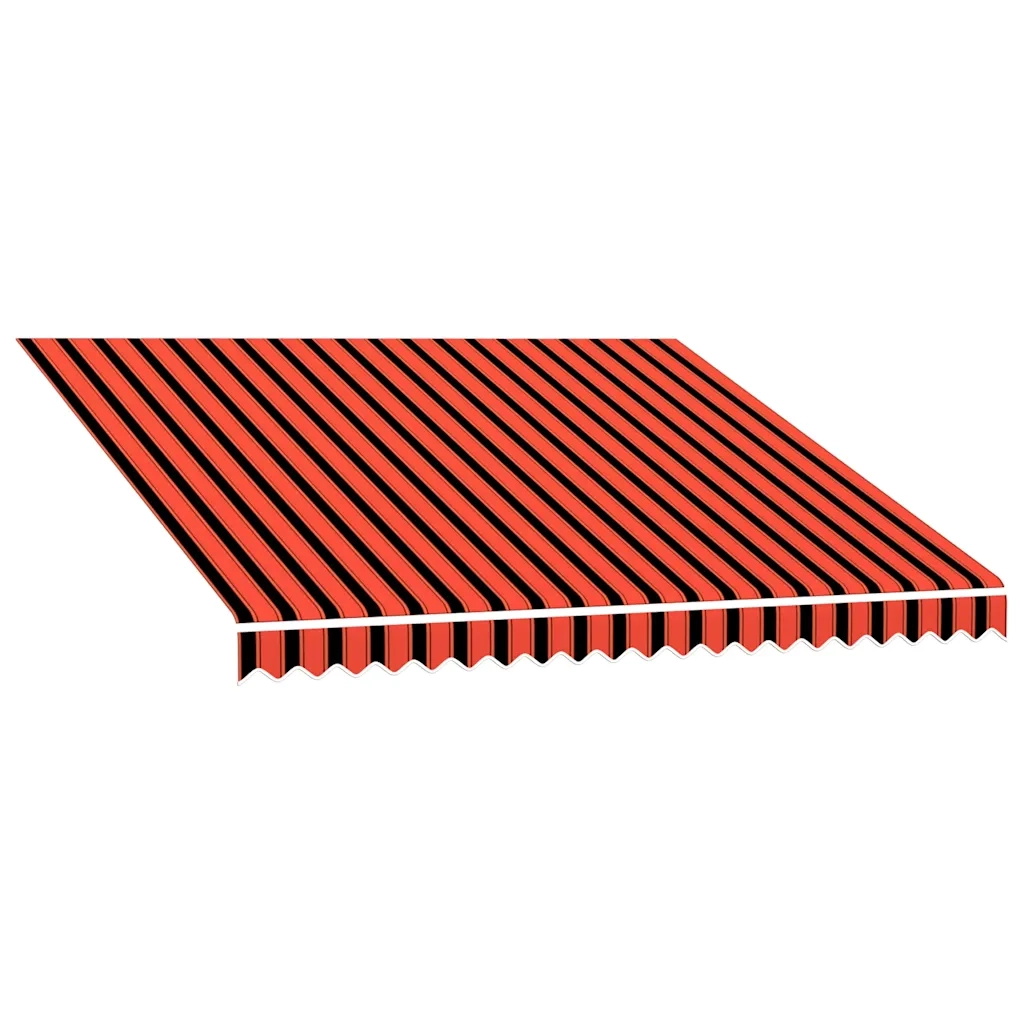 Tenda da Sole | Tenda parasole in Tela Arancione e Marrone 3x2,5 m