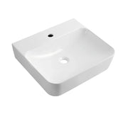 Lavabo a parete rettangolare LINPH cm 60 bianco lucido