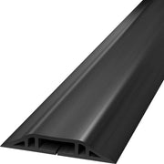 Cavo in PVC flexibile da 2 metri - Per 3 cavi - Resistente alle abrasioni - Antiscivolo - Nero