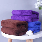 Microvezel handdoek a doppia faccia - per pulizia auto, beauty, assorbimento acqua, handdoek per spiaggia, hotel, 80x180 cm