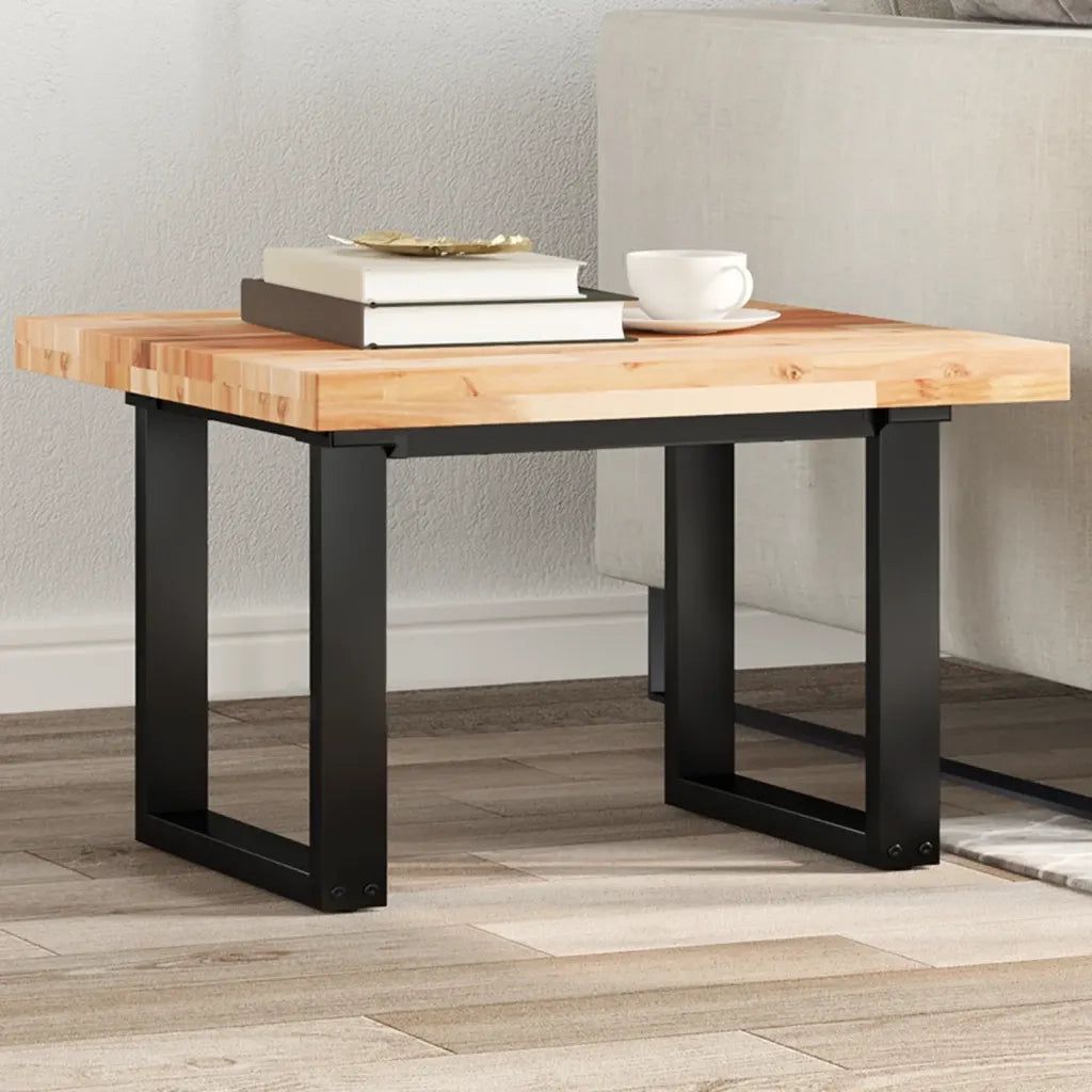 Piano Tavolo | Superficie Tavolo | Piano Scrivania Quadrato 60x60x4 cm in Legno Massello di Acacia
