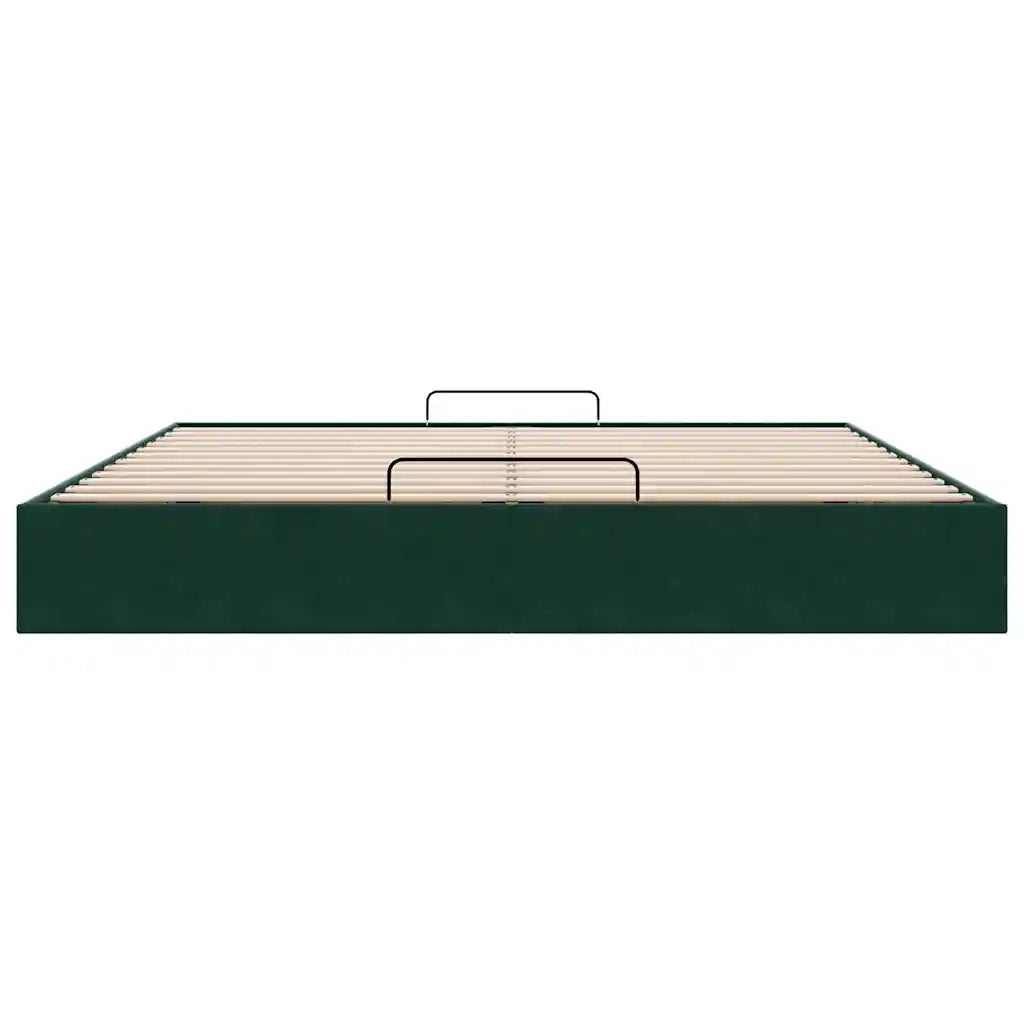 Struttura Letto Pouf senza Materasso 200x200 cm in Velluto 3310988