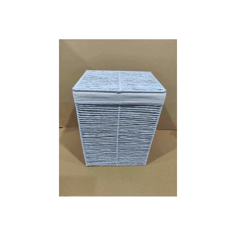 Cestone paper Hilary bianco rettangolare pieghevole cm 30x40h55
