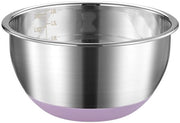 Kom di siliconizzato 22 cm - Acciaio inossidabile - Base antiscivolo - Resistente alla lavastoviglie - Leggero - Adatto per mescolare/servire - Kom di cucina