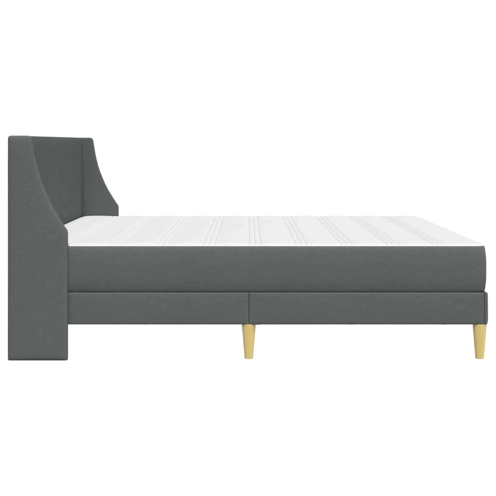 Struttura letto con materasso Grigio scuro 180 x 200 cm 3414750