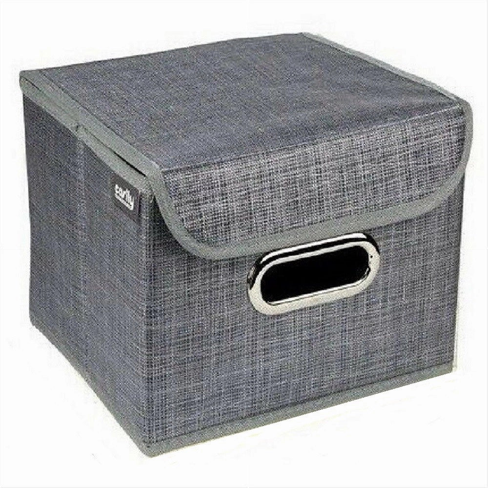 Trade Shop - Box Scatola Salvaspazio Portatutto Contenitore Organizer 25 X 25 X 25 Cm 69691 -