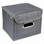 Trade Shop - Box Scatola Salvaspazio Portatutto Contenitore Organizer 25 X 25 X 25 Cm 69691 -