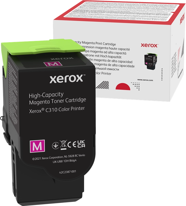Xerox Cartuccia toner Magenta a Alta capacità da 5500 Pagine per Stampante a colori ® C310/multifunzione a colori ® C315 (006R04366)