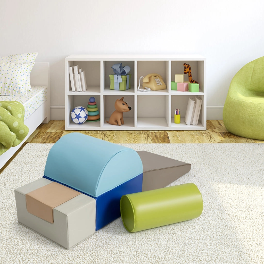 Set con 6 pezzi per giocare e arrampicarsi, Blocchi per bambini per sviluppo motricit¨¤