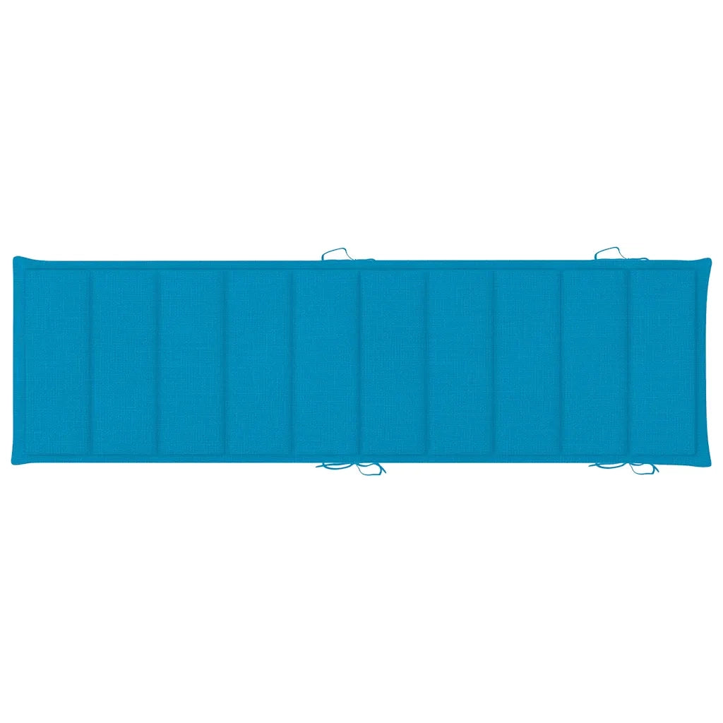 Lettini Prendisole 2 pz con Cuscini in Legno Massello d'Acacia 3077365