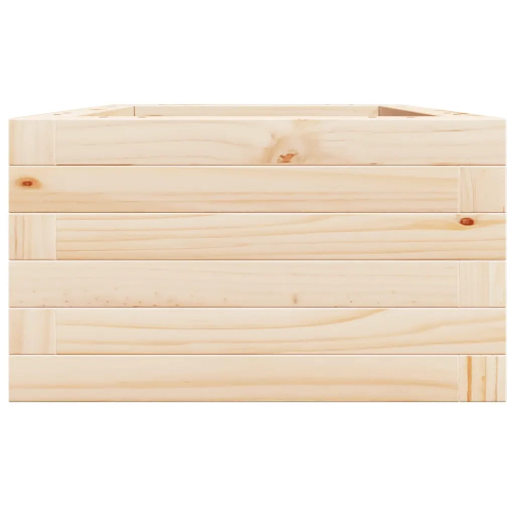 Fioriera da Giardino 40x40x23 cm in Legno Massello di Pino