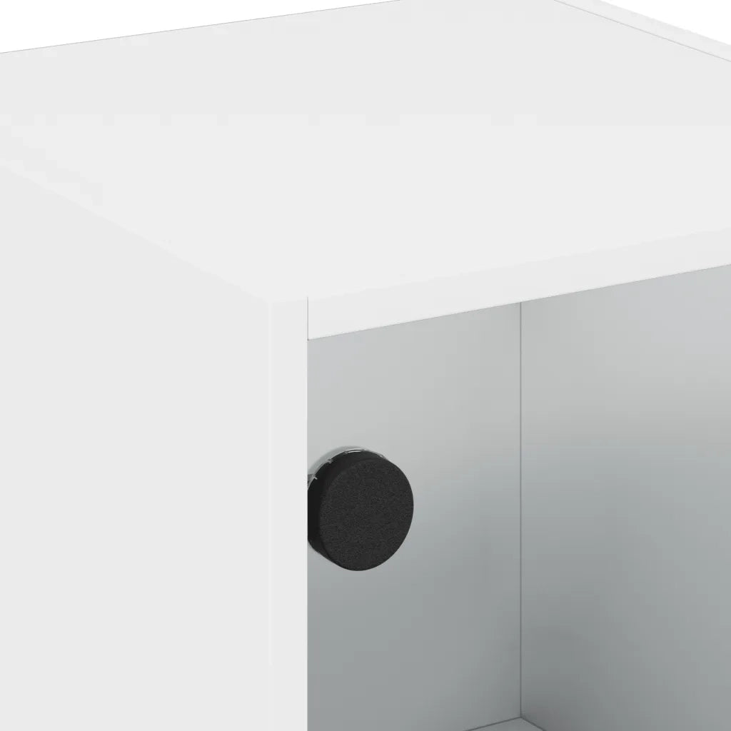 Mobile con Ante in Vetro Bianco 35x37x75,5 cm CFW7687631